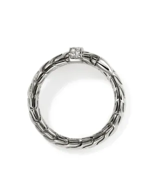 John Hardy スターリングシルバー ダイヤモンド スピア リング - サムネイル4