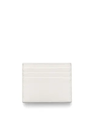 Prada トライアングルロゴ レザー カードホルダー ホワイト - サムネイル2