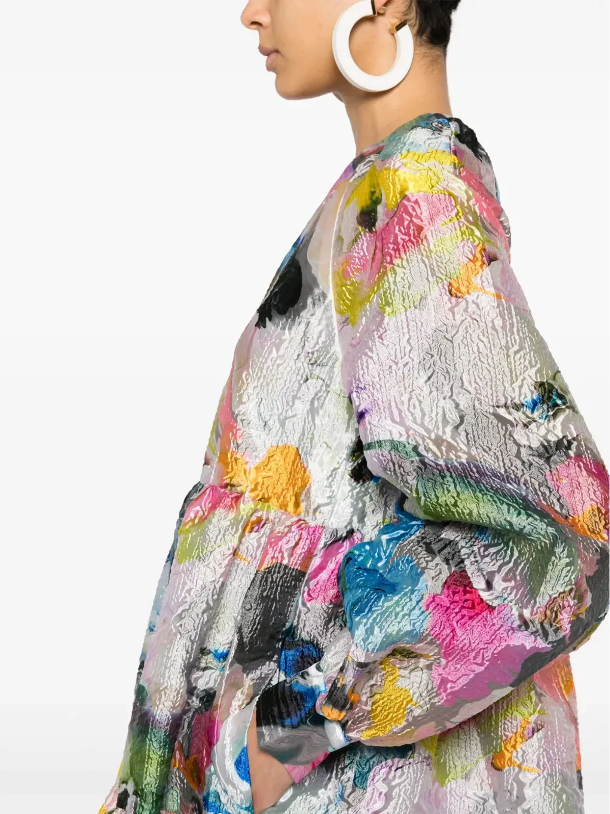 Stine Goya Sgjasmine cloqué ミニドレス - 画像5