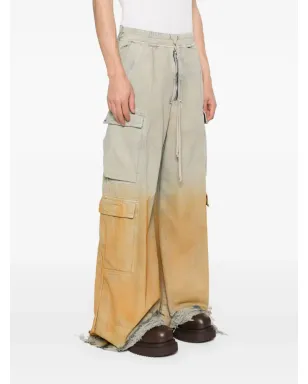 Rick Owens DRKSHDW ダブルカーゴ ジャンボ ベラス ワイドレッグ ジーンズ - ブルー - サムネイル3