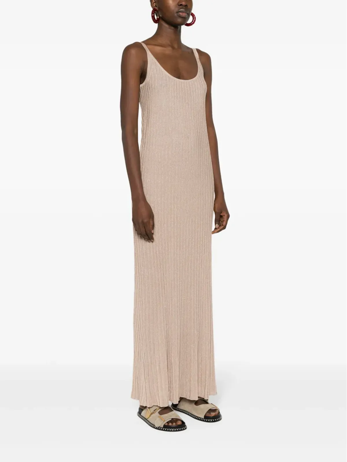 Max Mara リトモ ラメ糸ディテール ドレス - 画像3