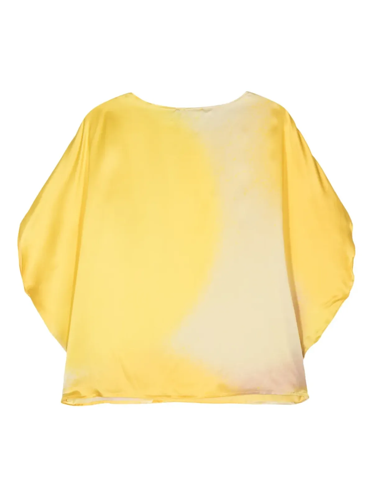 Gianluca Capannolo イリス ombré風シルクブラウス - Yellow - 画像2