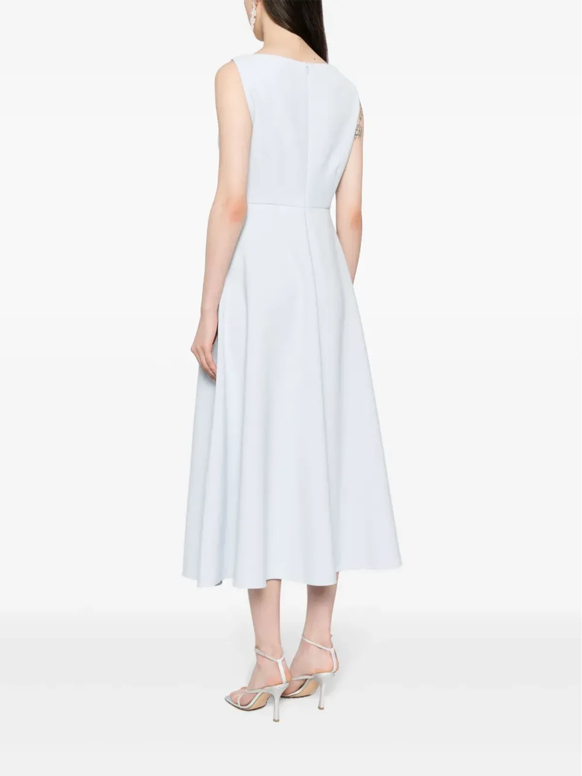 Roland Mouret クレープ ミディドレス - 画像4