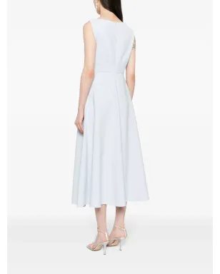 Roland Mouret クレープ ミディドレス - サムネイル4