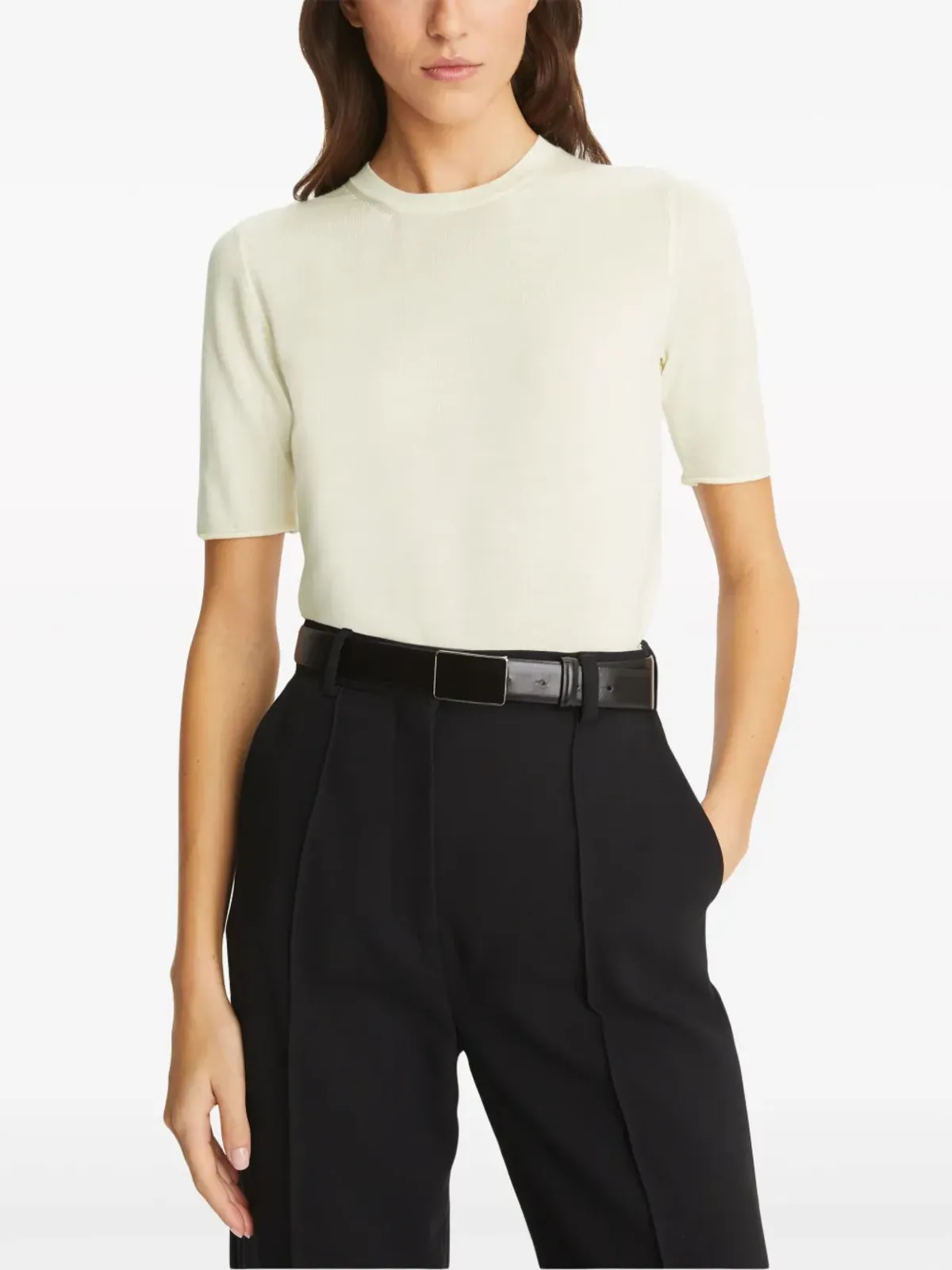 Tory Burch ファインニット シルクブレンド トップス - 画像4