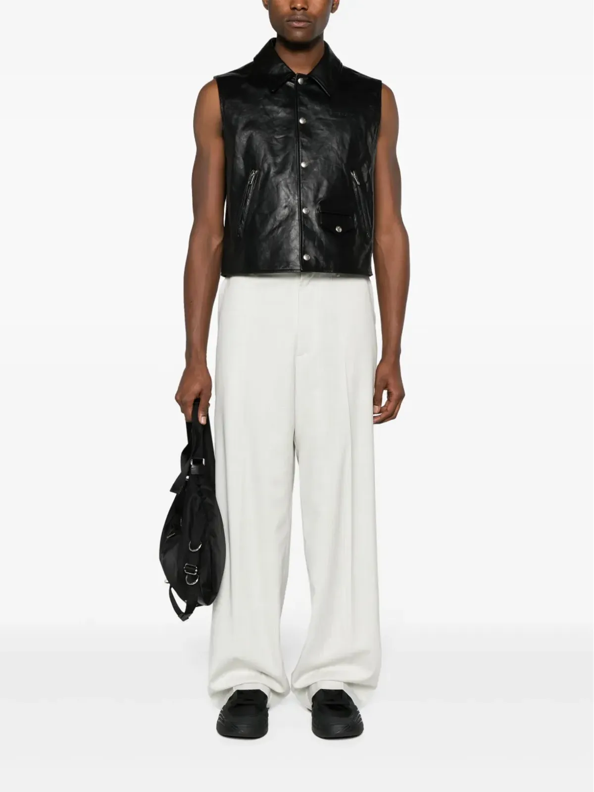 ビンテージ Givenchy ミッドライズ ワイドレッグ トラウザー - 画像2
