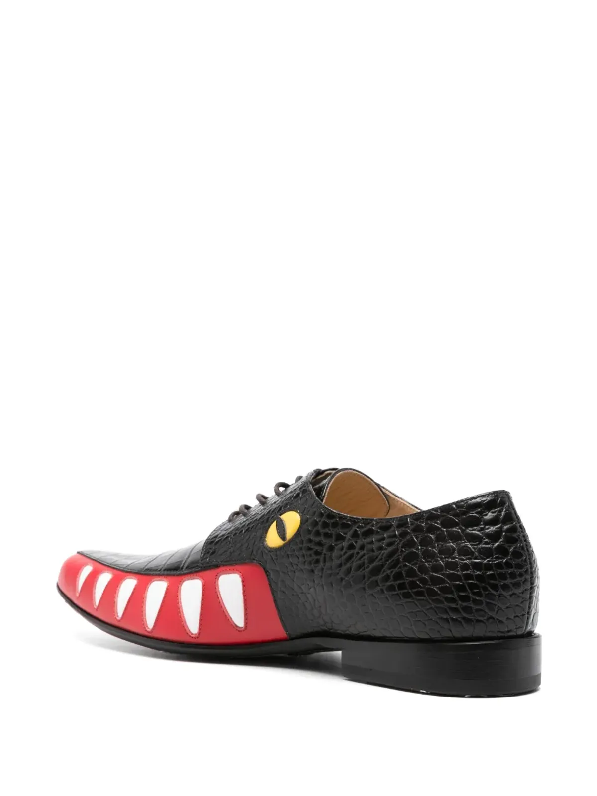 Walter Van Beirendonck クロコダイルオックスフォードシューズ - 画像3
