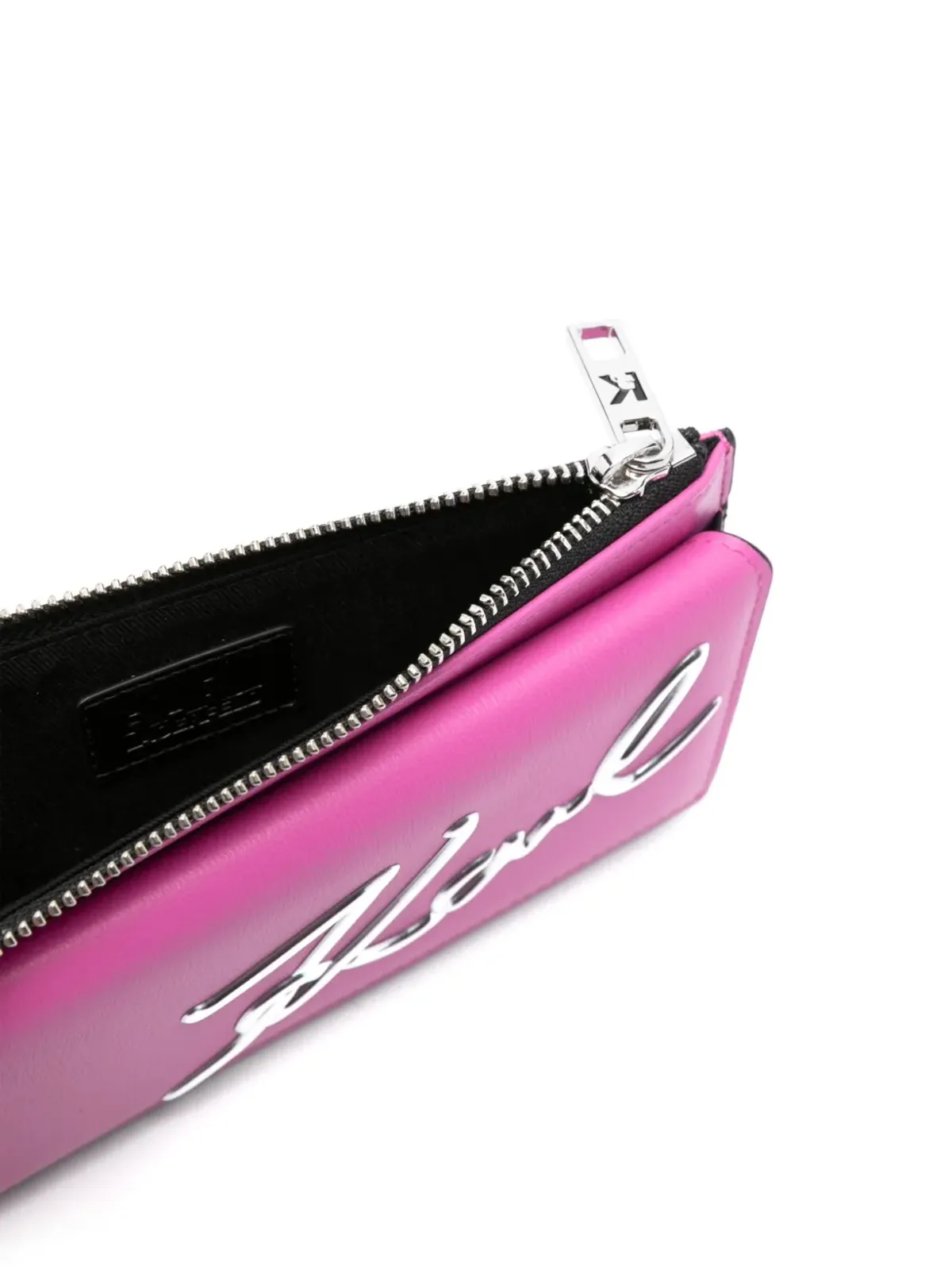 Karl Lagerfeld K/Signature レザー クロスボディ ウォレット - 画像5