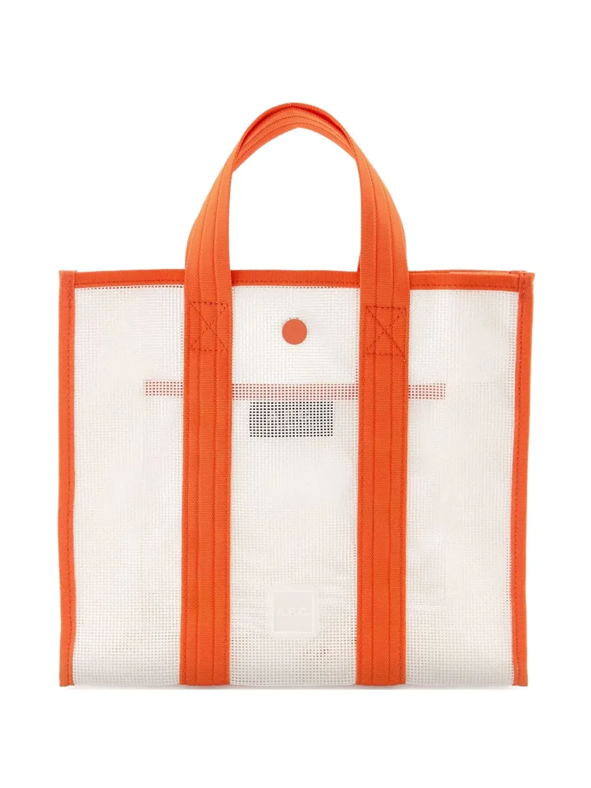 A.P.C. トリムハンドル トートバッグ - ホワイト - 画像1