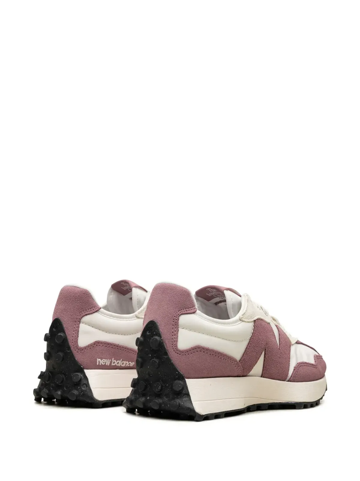 New Balance 327 ホワイト/パープル スニーカー - 画像3
