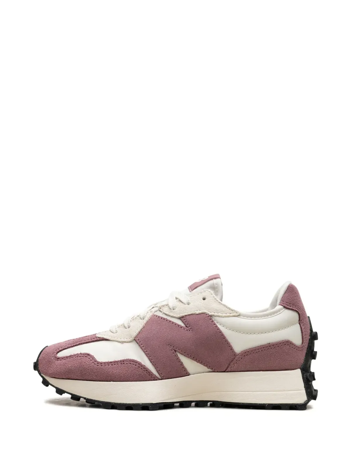 New Balance 327 ホワイト/パープル スニーカー - 画像4