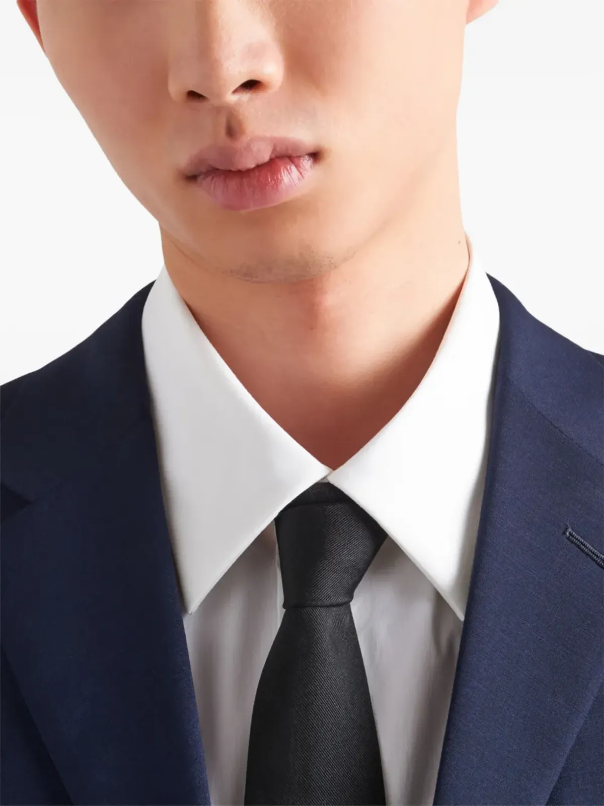 Prada ボタン付き長袖シャツ ホワイト - 画像5