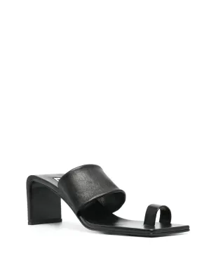 Jil Sander 75mm レザーサンダル ブラック - サムネイル2