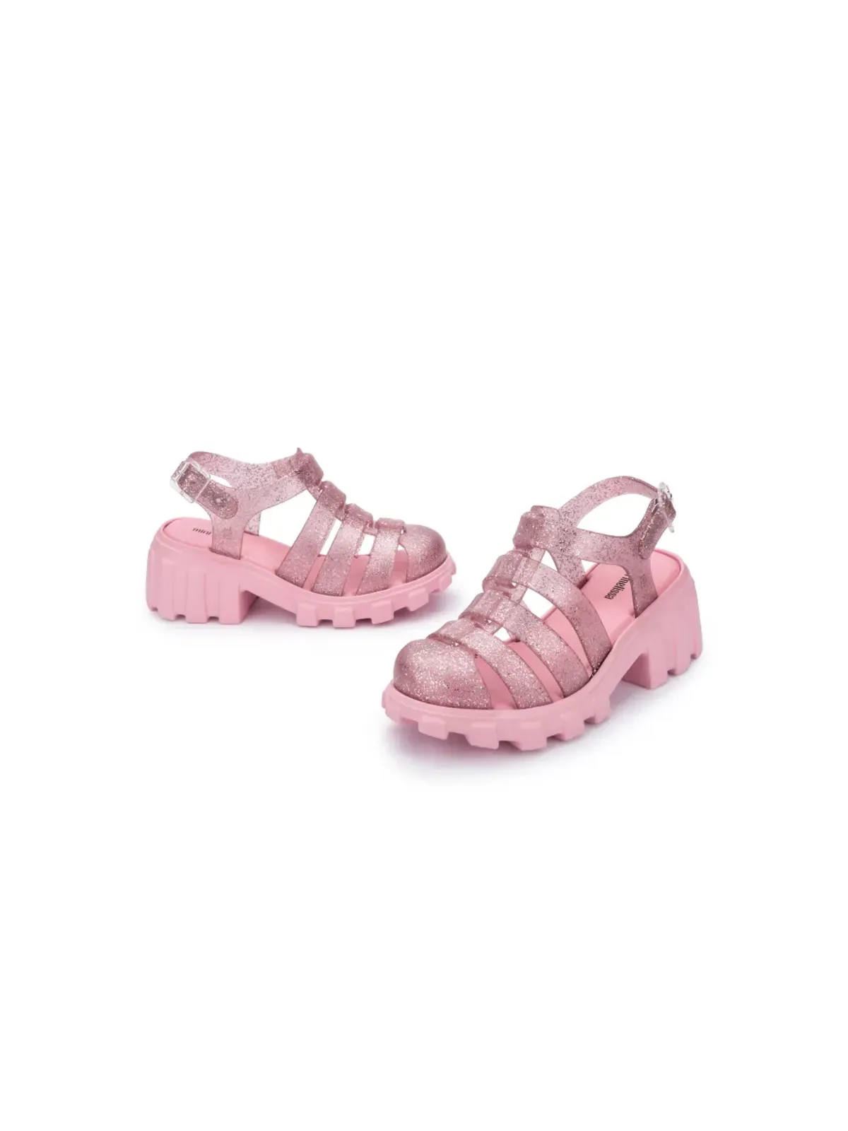 Mini Melissa バックル留めジェリーサンダル - ピンク - 画像2