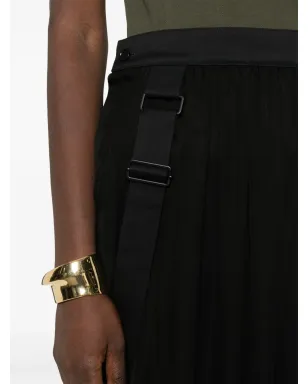 Max Mara ジェディ シフォン マキシスカート - ブラック - サムネイル5