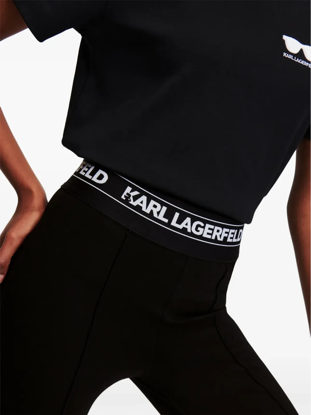 Karl Lagerfeld ロゴテープ レギンス - 画像5