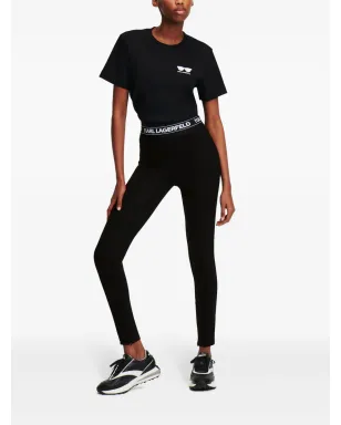 Karl Lagerfeld ロゴテープ レギンス - サムネイル2
