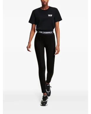 Karl Lagerfeld ロゴテープ レギンス - サムネイル3