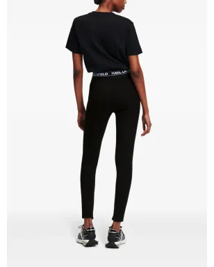 Karl Lagerfeld ロゴテープ レギンス - サムネイル4