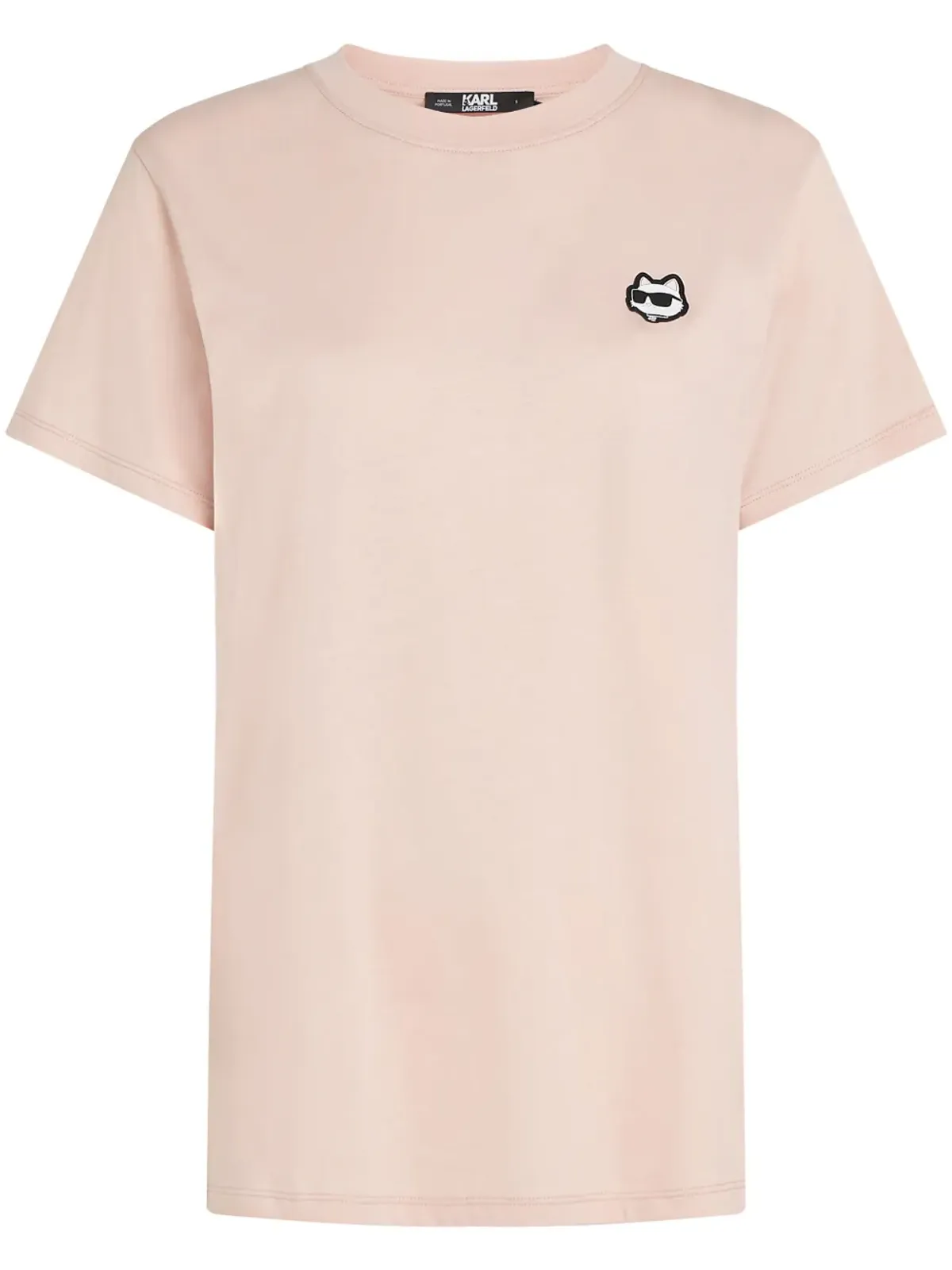 Karl Lagerfeld Ikon ロゴアップリケ Tシャツ - 画像1