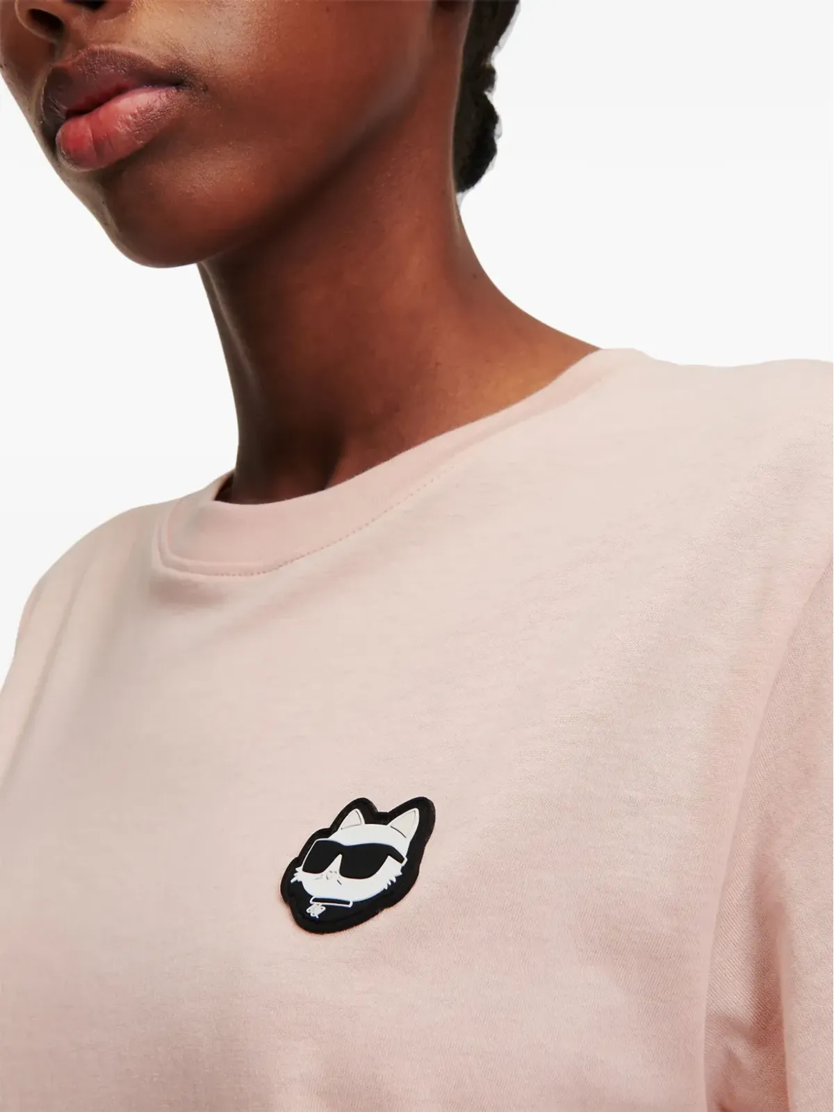 Karl Lagerfeld Ikon ロゴアップリケ Tシャツ - 画像5