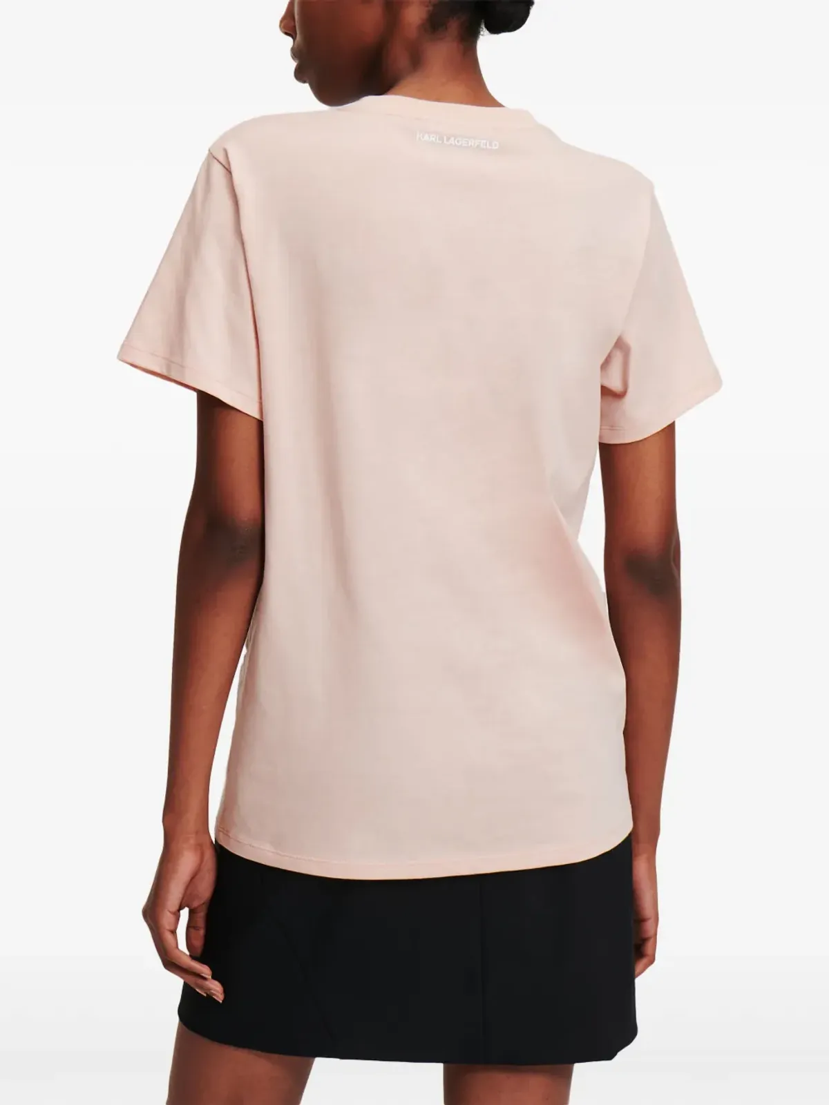 Karl Lagerfeld Ikon ロゴアップリケ Tシャツ - 画像4