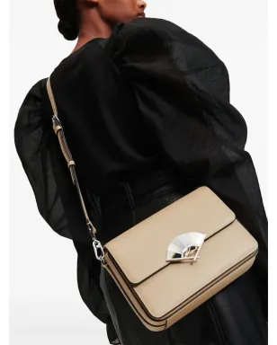 Karl Lagerfeld サインファン レザー クロスボディバッグ - ベージュ系 - サムネイル2