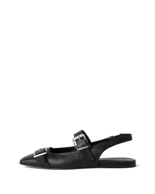 Karl Lagerfeld Konnie ダブルストラップ レザー パンプス - サムネイル5