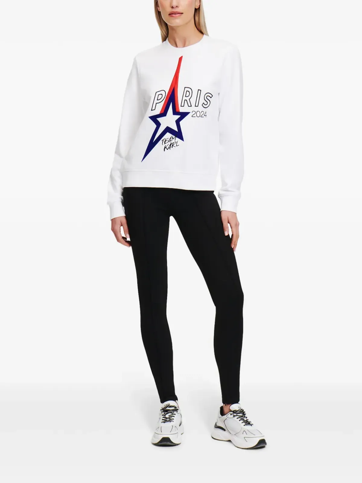 Karl Lagerfeld Paris オーガニックコットン スウェットシャツ - 画像2