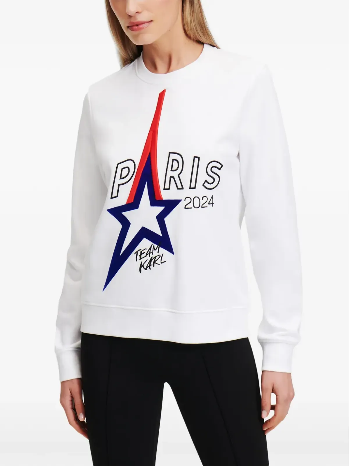 Karl Lagerfeld Paris オーガニックコットン スウェットシャツ - 画像3