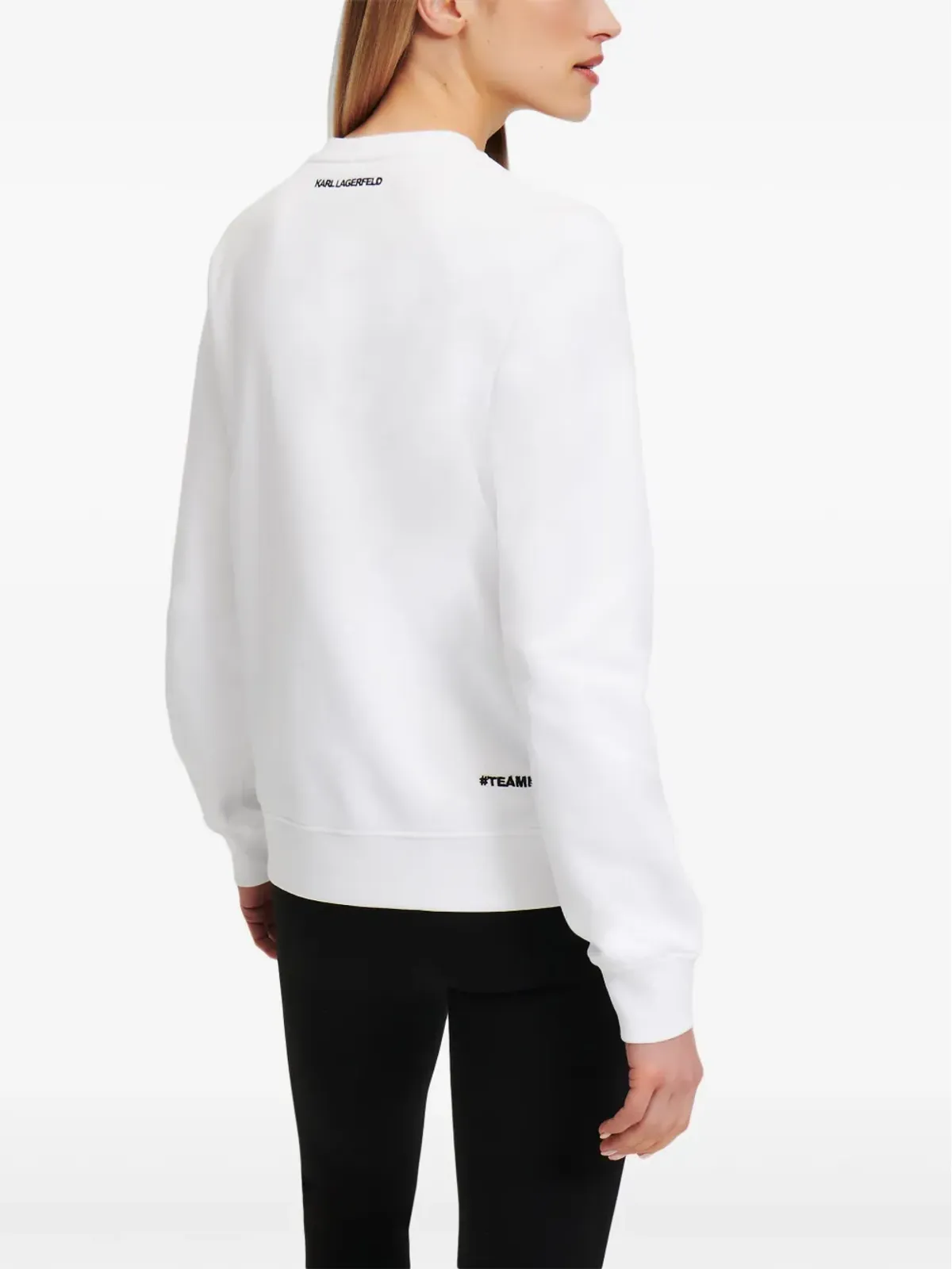 Karl Lagerfeld Paris オーガニックコットン スウェットシャツ - 画像4