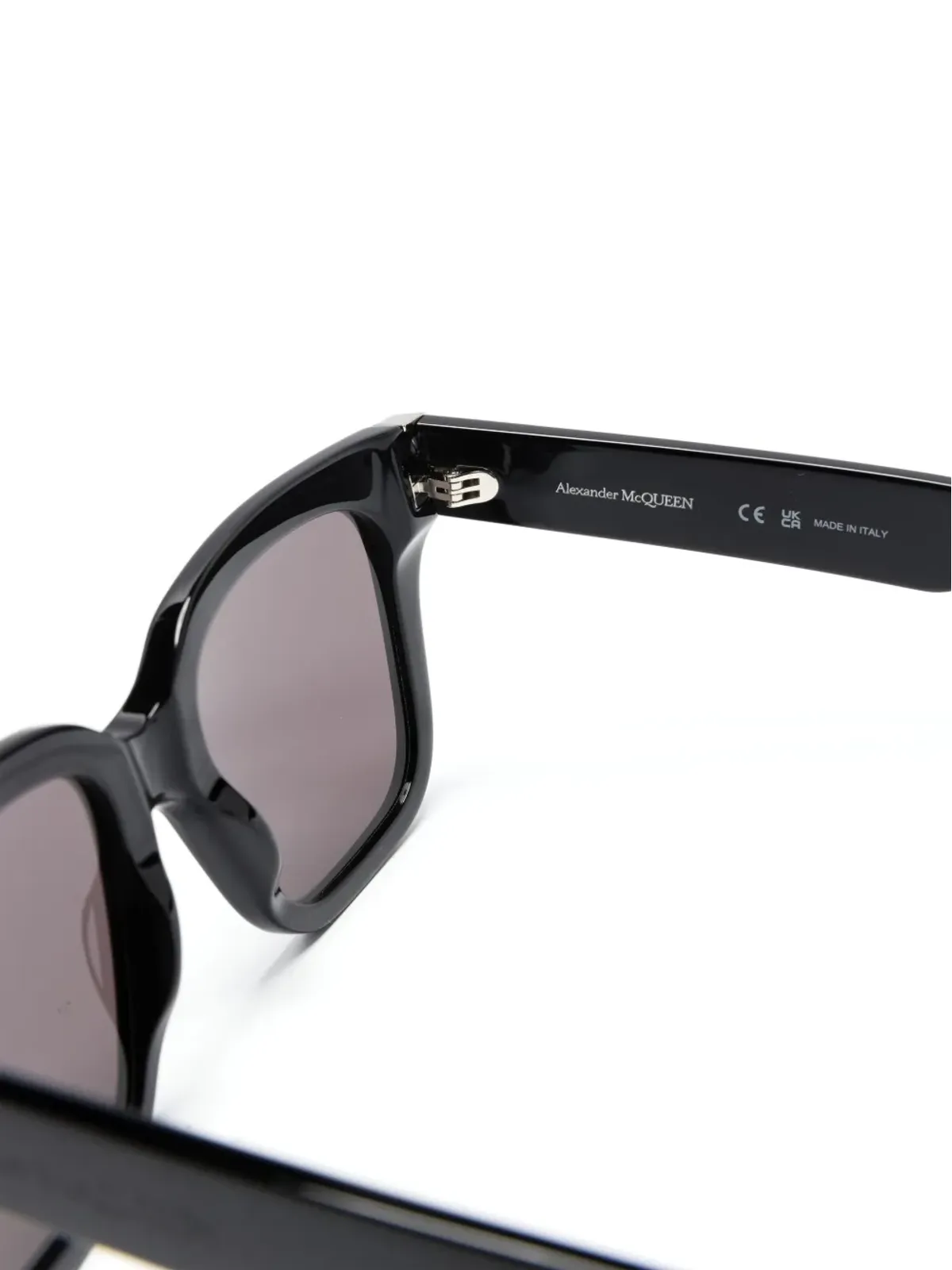 Alexander McQueen Eyewear ロゴ刻印 オーバーサイズフレーム サングラス - 画像3