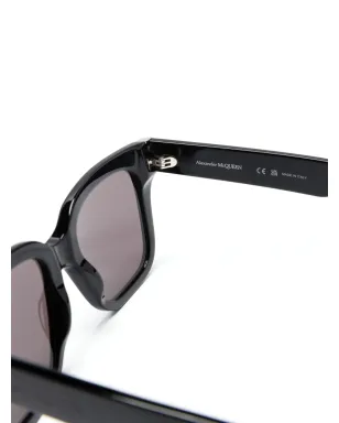 Alexander McQueen Eyewear ロゴ刻印 オーバーサイズフレーム サングラス - サムネイル3
