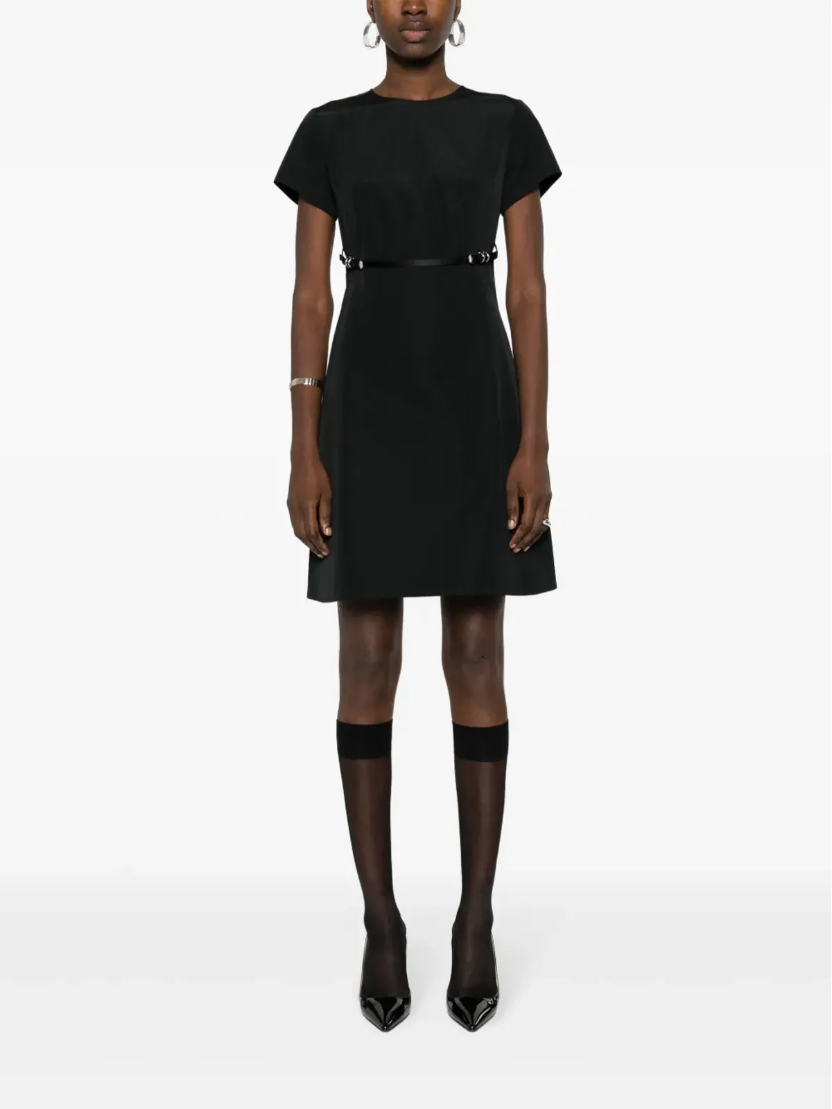 Givenchy Voyou ベルト付きミニドレス - ブラック - 画像2
