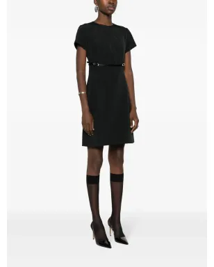 Givenchy Voyou ベルト付きミニドレス - ブラック - サムネイル3