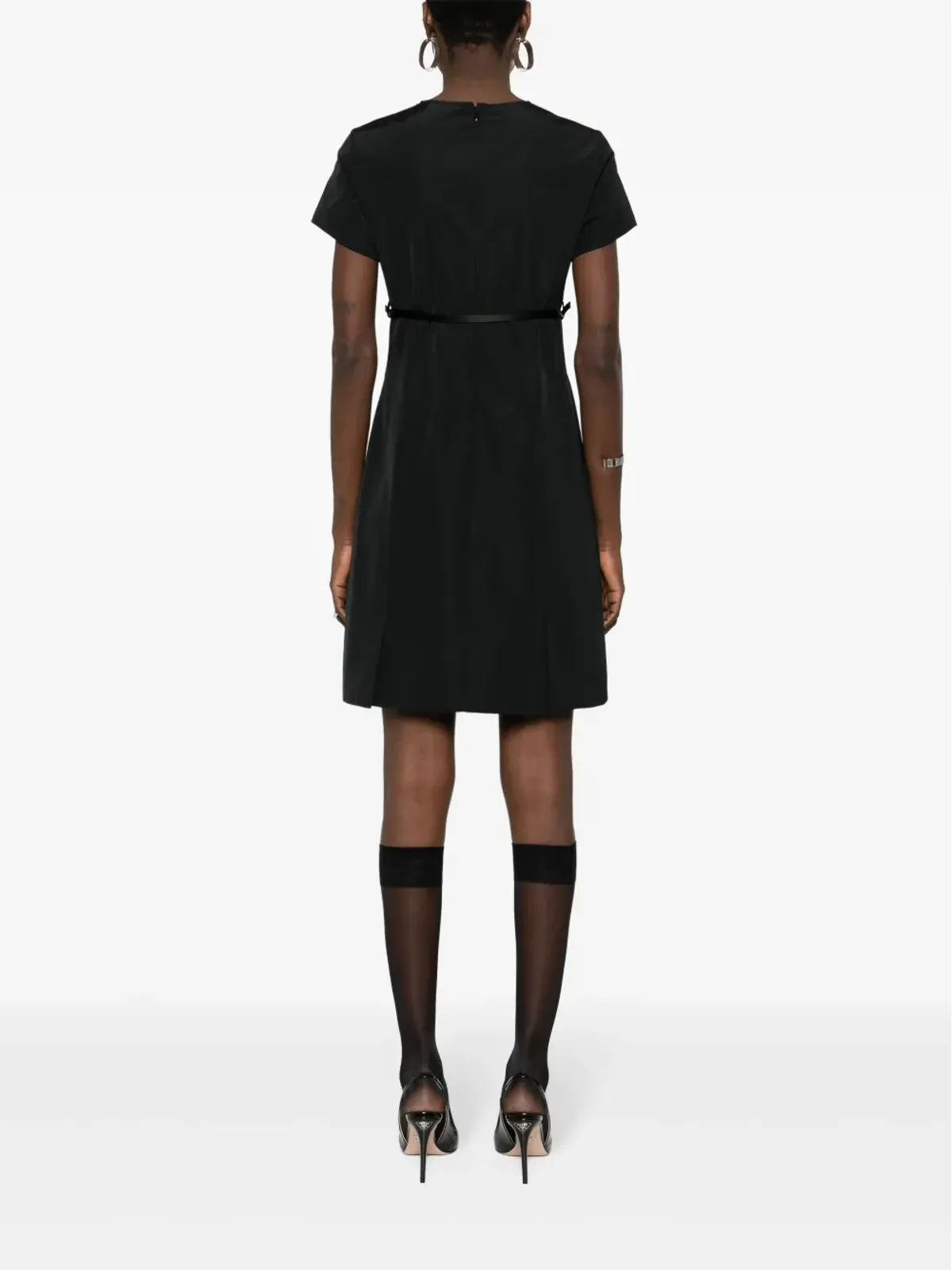 Givenchy Voyou ベルト付きミニドレス - ブラック - 画像4