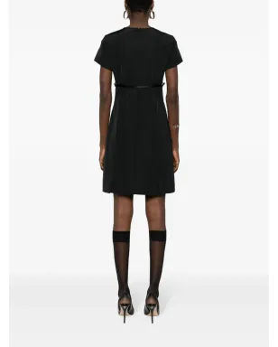 Givenchy Voyou ベルト付きミニドレス - ブラック - サムネイル4