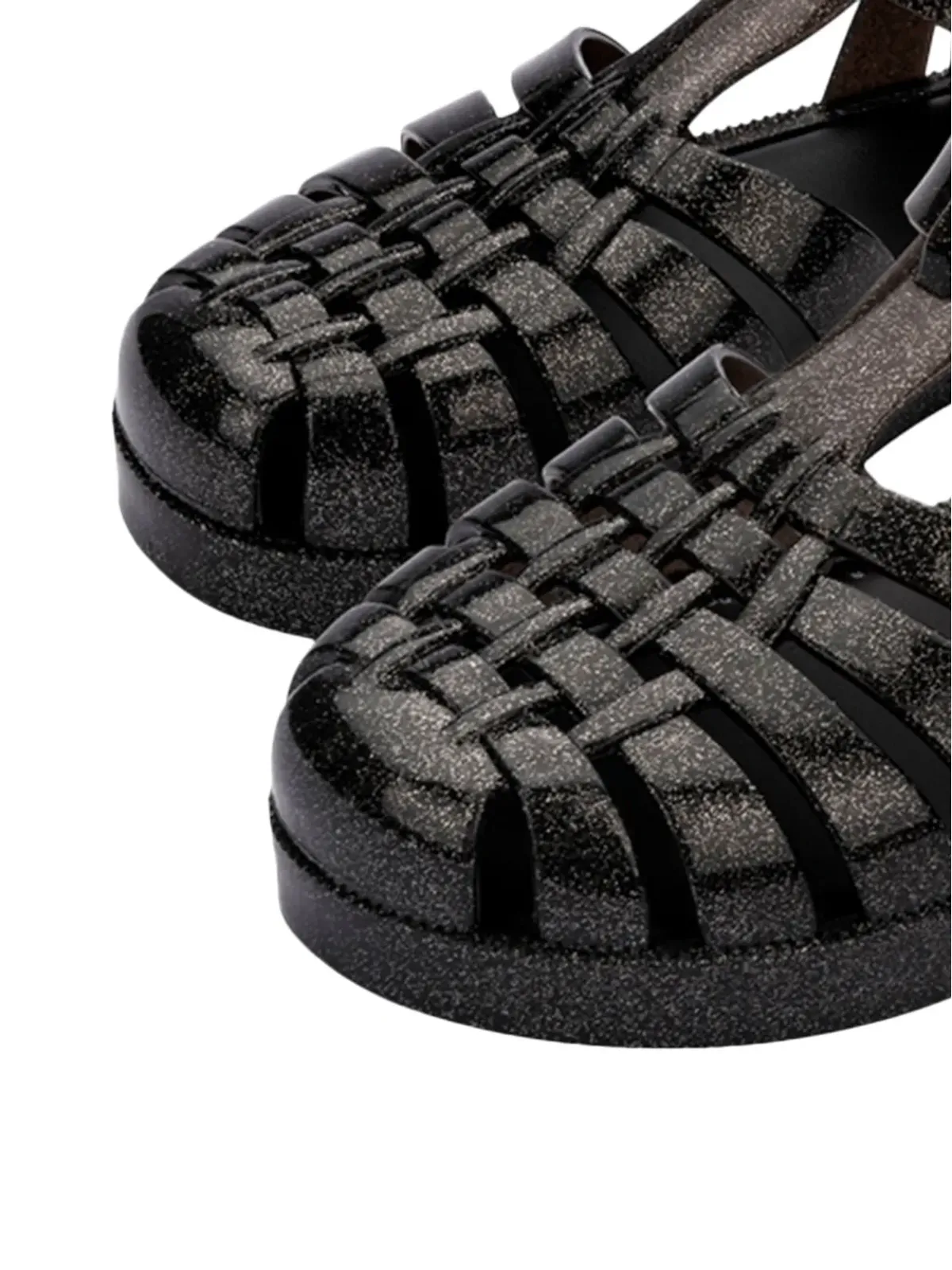 Mini Melissa グリッターディテール ジェリーサンダル - 画像3