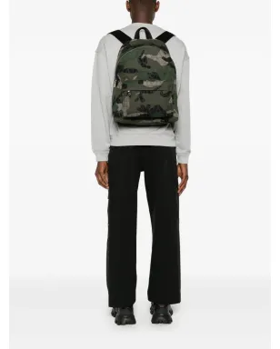 Valentino Garavani カモフラージュキャンバスバックパック - グリーン - サムネイル2