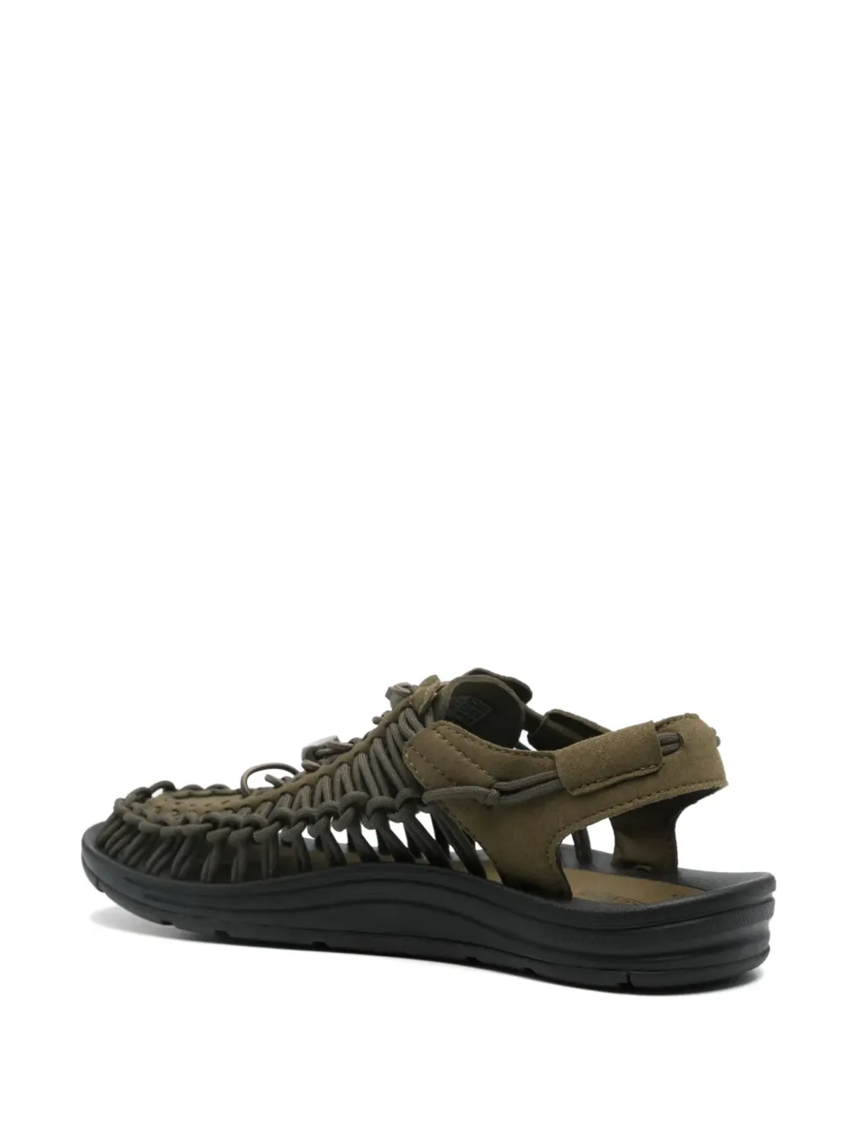 KEEN FOOTWEAR Uneekフラットサンダル グリーン - 画像3