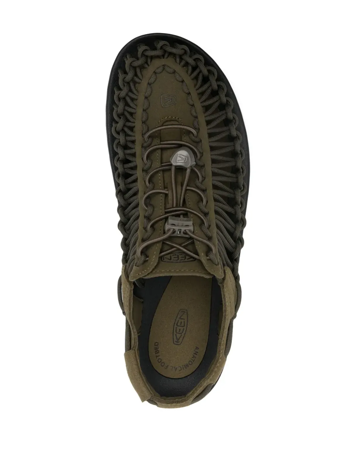 KEEN FOOTWEAR Uneekフラットサンダル グリーン - 画像4
