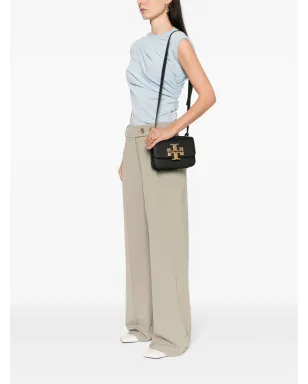 Tory Burch 小型エレノア レザー クロスボディバッグ - ブラック - サムネイル2