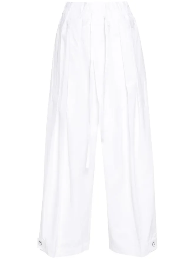 Jil Sander Jil Sander ポプリンコットンパンツ - ホワイトの商品画像