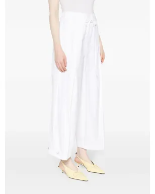 Jil Sander ポプリンコットンパンツ - ホワイト - サムネイル3