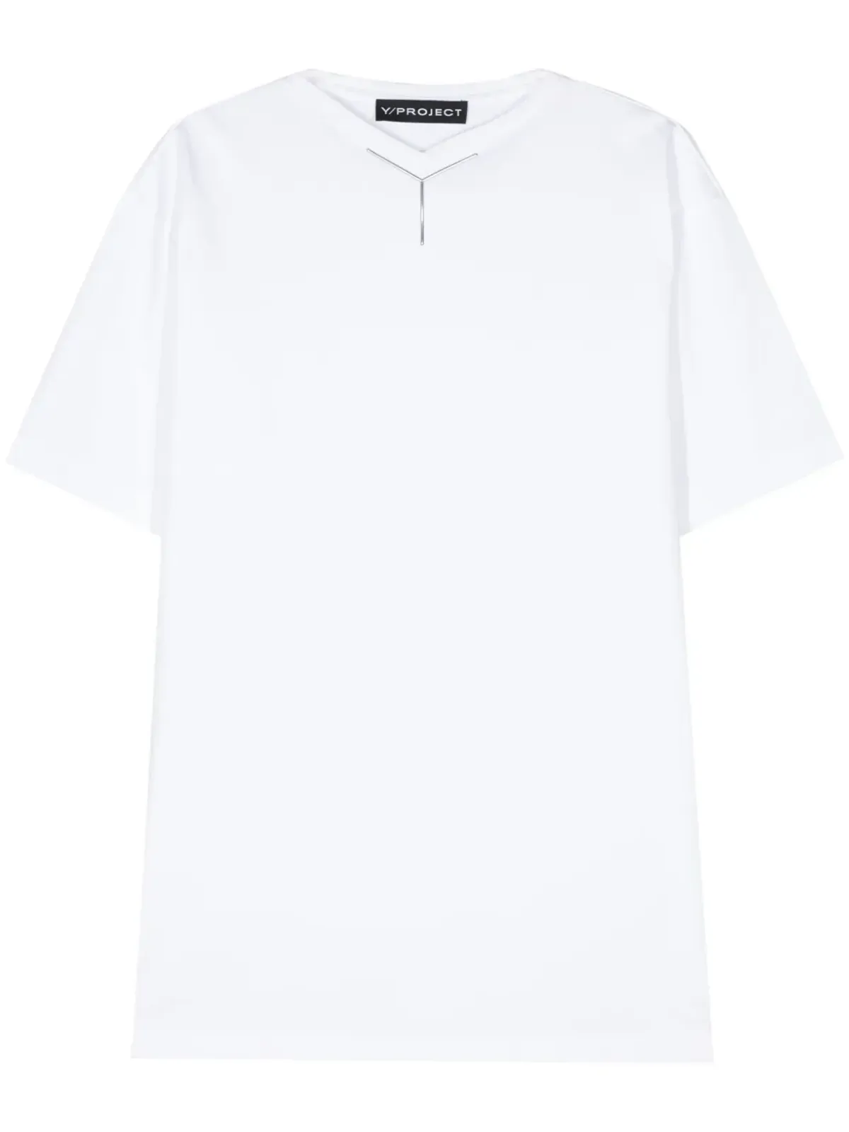 Y/Project ロゴ・アップリケ コットン Tシャツ - 画像1