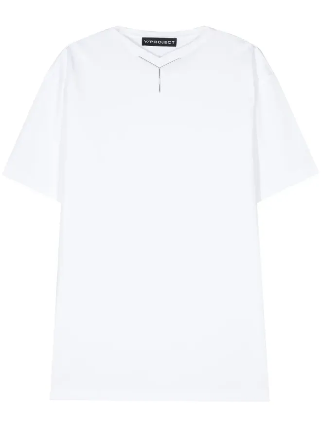 Y/Project Y/Project ロゴ・アップリケ コットン Tシャツの商品画像