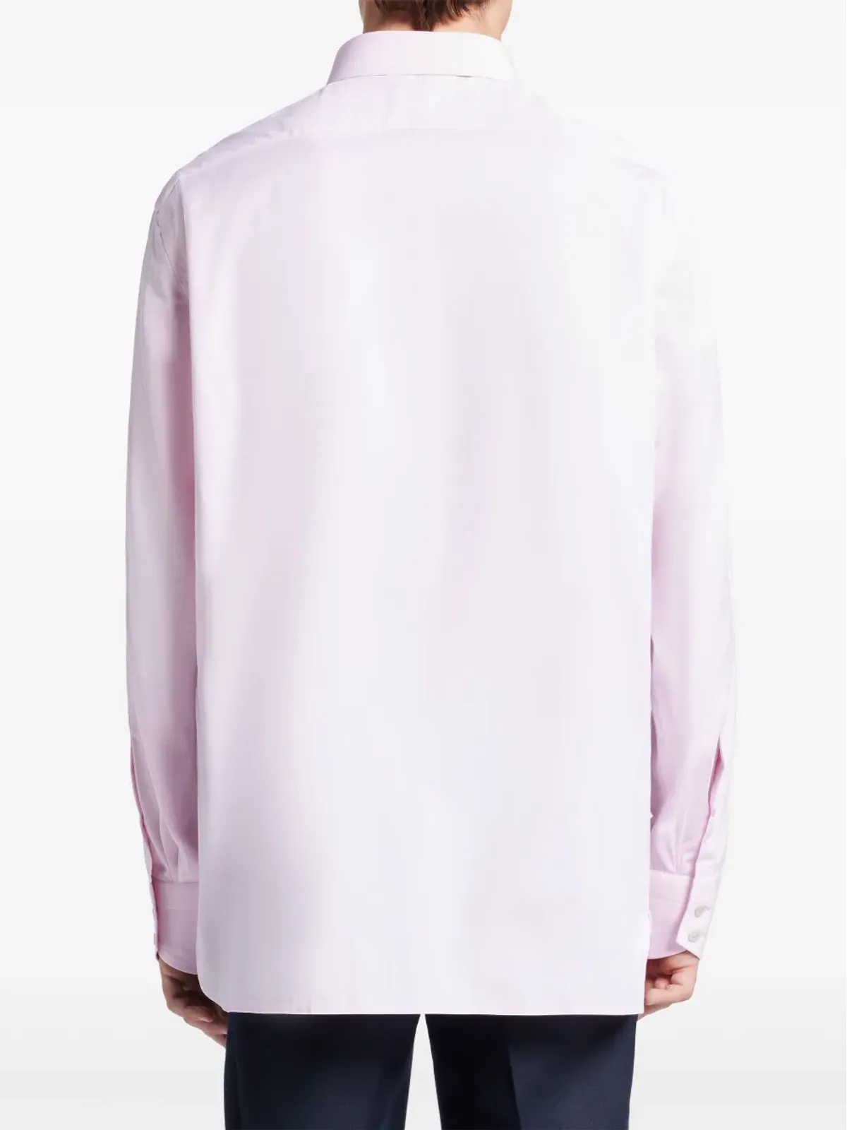 TOM FORD コットンポプリンシャツ ピンク - 画像4