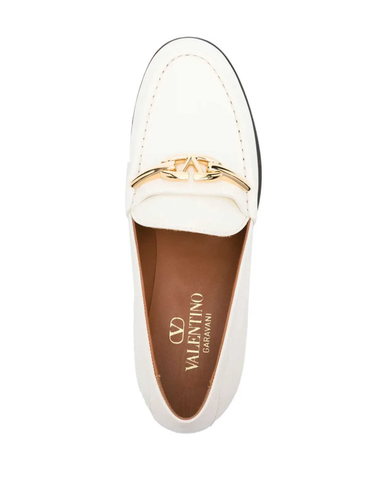 Valentino Garavani VLogo Signature 25mm ローファー - ニュートラルカラー - 画像4