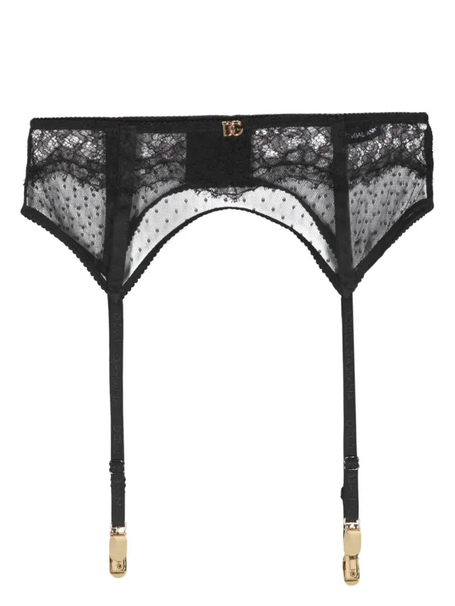 Dolce & Gabbana Dolce & Gabbana DG-lettering レースサスペンダーベルトの商品画像