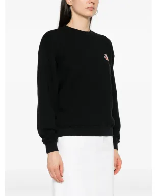 Maison Kitsuné フォックスアップリケ付きスウェットシャツ - ブラック - サムネイル3